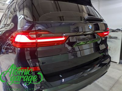 BMW X7, тюнинг фар + откидные рамки - фото 25