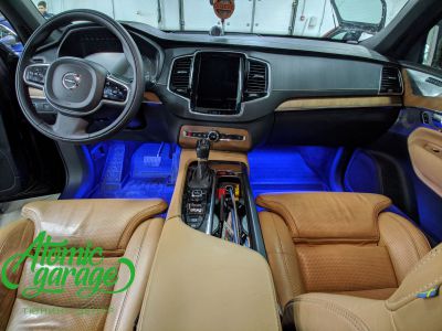Volvo XC90 II, эксклюзивные фары + подсветка салона и кузова - фото 22