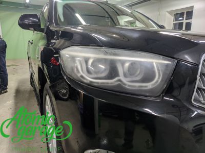  Toyota Highlander, 4 линзы Aozoom A3+ восстановление стекол  - фото 5