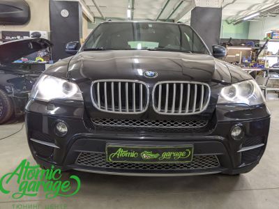 BMW X5 E70,заменили линзы на Hella 3r+восстановление стекол - фото 1