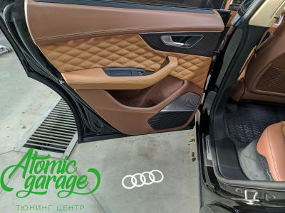 Audi Q8, эксклюзивный тюнинг оптики + перешив салона + ШВИ - фото 17