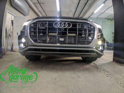 Audi Q8, эксклюзивный тюнинг оптики + перешив салона + ШВИ - фото 35