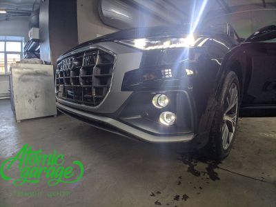 Audi Q8, эксклюзивный тюнинг оптики + перешив салона + ШВИ - фото 33
