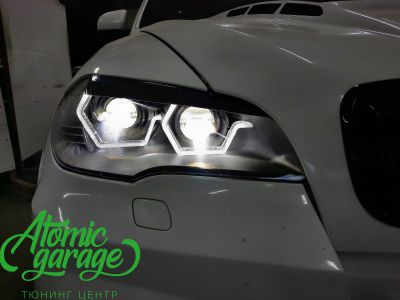BMW X5 E70, квадро Led-освещение Aozoom + Led-кольца 3D G-серии - фото 19