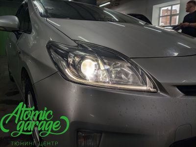 Toyota Prius, замена линз на светодиодные Aozoom A3+ - фото 2