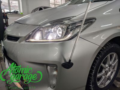Toyota Prius, замена линз на светодиодные Aozoom A3+ - фото 3