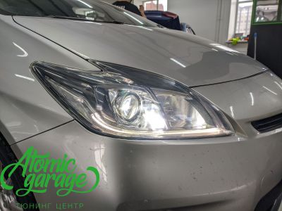 Toyota Prius, замена линз на светодиодные Aozoom A3+ - фото 8