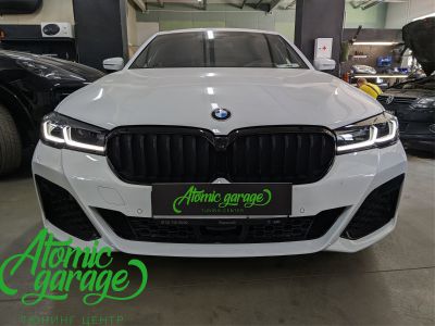 BMW 5 G30 рест- нг, покраска масок фар - фото 14