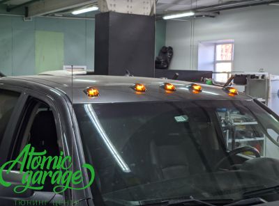 Dodge Ram 1500, замена линз на светодиодные Diliht Novem + автопоезд + омыватели Hella - фото 9