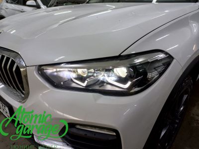 BMW X5 G05, установка светодиодных линз Diliht Novem вместо фальшь - фото 10
