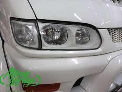 Mitsubishi Delica, установка 4 светодиодных линз Diliht Triled + замена ламп  - фото 2