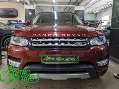 Range Rover Sport, замена ксеноновых линз на светодиодные MTF Laser - фото 7