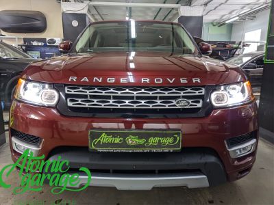 Range Rover Sport, замена ксеноновых линз на светодиодные MTF Laser - фото 8