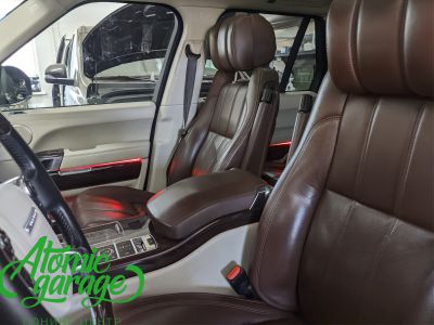 Range Rover Vogue L405, установка Aozoom Laser + подсветка салона - фото 14