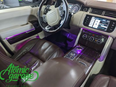 Range Rover Vogue L405, установка Aozoom Laser + подсветка салона - фото 17