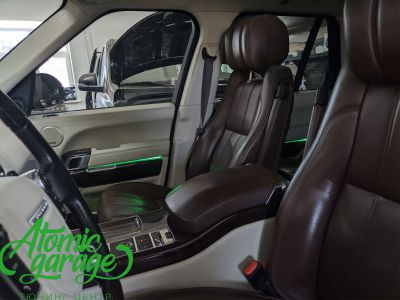Range Rover Vogue L405, установка Aozoom Laser + подсветка салона - фото 15