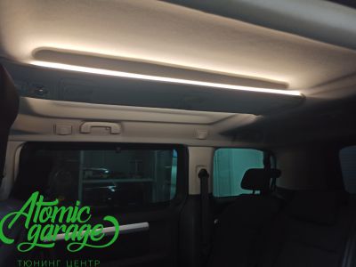 Peugeot Traveller, установка светодиодных линз Diliht Triled + Biled ПТФ + подсветка салона  - фото 13