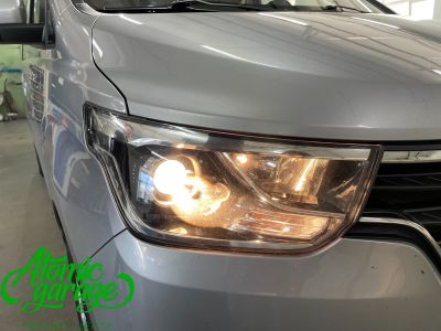 Hyundai H1, установка светодиодных линз Aozoom Dragon + восстановление стекол фар  - фото 1