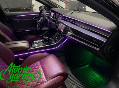 Audi A8 D5, контурная подсветка салона Ambient Light - фото 5
