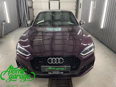  Audi A5 F5, покраска масок фар + восстановление стекол фар - фото 1
