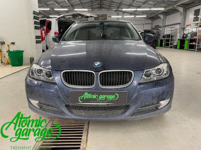 BMW 3 E90, установка светодиодных линз Aozoom A4+ + замена стекол фар - фото 5