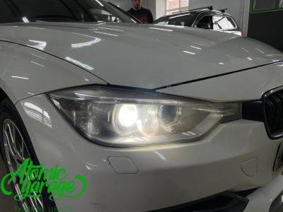 BMW 3 F30, установка светодиодных линз Aozoom A4+ + ремонт ДХО   - фото 2