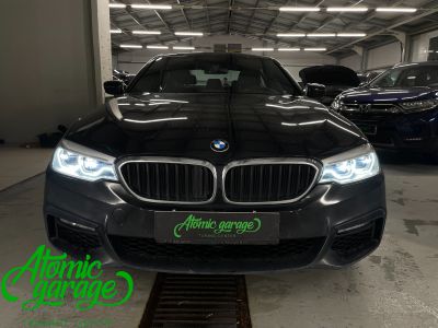 BMW 5 G30 Full led, ремонт кольца левой фары - фото 5