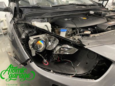 Hyundai i40, линзы Aozoom A17+ + ремонт ДХО (дневного ходового огня) - фото 4
