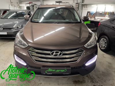 Hyundai Santa Fe DM, ремонт ДХО в фаре и ПТФ - фото 7