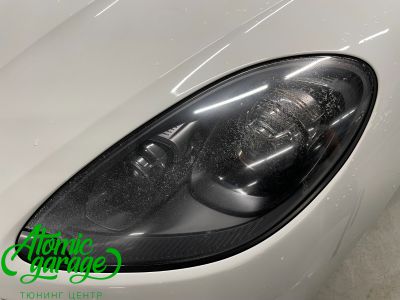Porsche Macan, замена стекол фар + бронирование полиуретановой пленкой  - фото 2