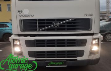 Volvo FH12, установка светодиодных линз Aozoom Truck Trailer + установка ProBright 