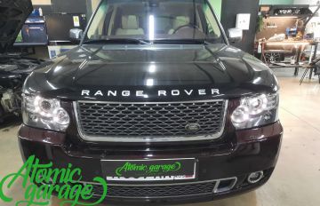 Range Rover Vogue L322, замена линз на светодиодные Aozoom Dragon 