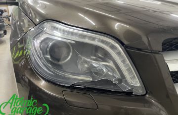 Mercedes Benz GLK-сlass, замена стекла и корпуса правой фары
