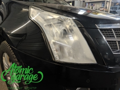 Cadillac SRX, замена линз на Bi-led X-bright + ремонт запотевания