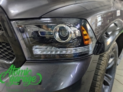 Dodge Ram 1500, замена линз на светодиодные Diliht Novem + автопоезд + омыватели Hella