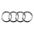 Установка откидных рамок номера Audi