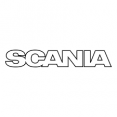 Установка откидных рамок номера Scania