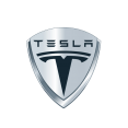 Установка откидных рамок номера Tesla